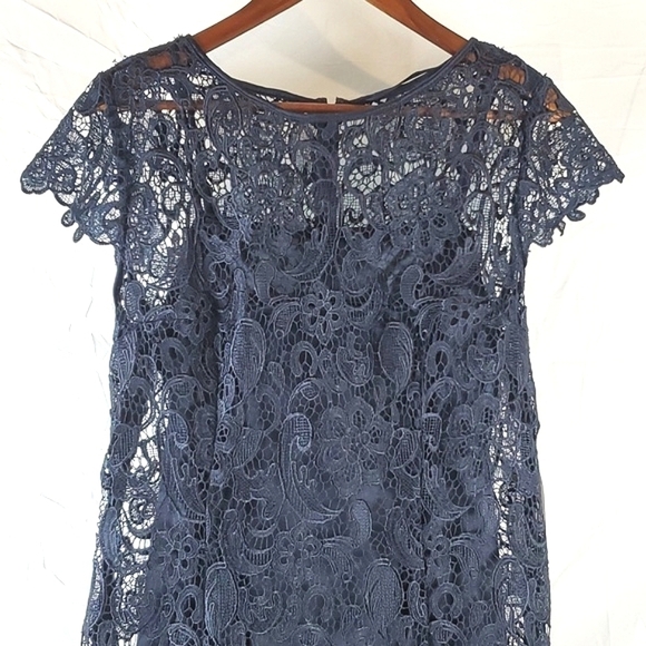 NWT Patra Venice Navy Lace Dress - Picture 3 of 10